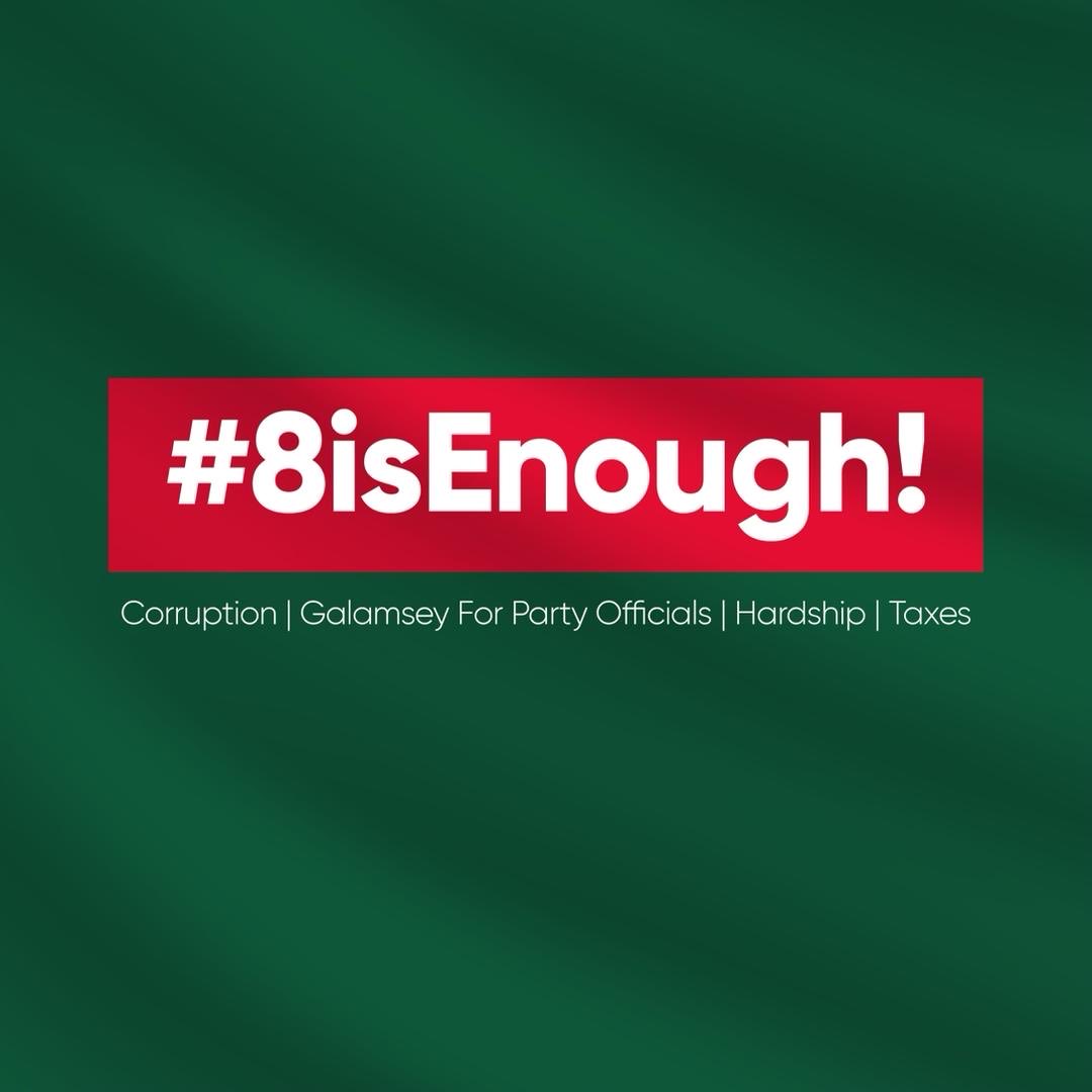 8 years of corruption, nepotism, taxes, high rate of inflation, high cost of living, state capture, human rights violations… is enough.
#8isEnough #ChangeMustCome