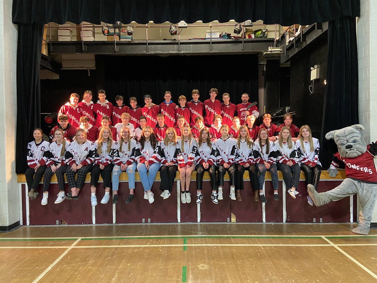 These young men and women are representing QE hockey this week at the annual shield events hosted by the town of CBS <a href="/lisaemgilbert/">Lisa Gilbert</a> <a href="/QE_Athletics/">QE Athletics</a> <a href="/QEPioneers/">Queen Elizabeth Regional High School</a> <a href="/CherylJefford/">Cheryl Jefford</a> <a href="/TownofCBS/">Conception Bay South</a>