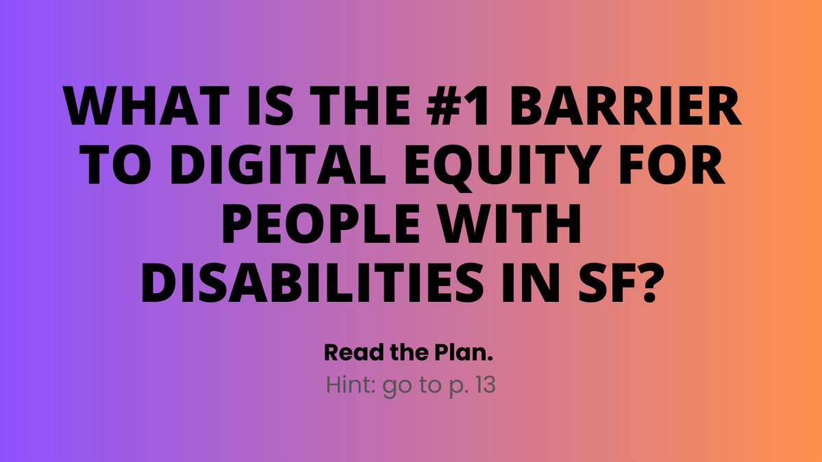 SF Tech Council (@sftechcouncil) on Twitter photo San Francisco has a brand new, first-ever Digital Equity Plan for Older Adults & People with Disabilities. Check it out: bit.ly/DigEquity4SF
<a href="/TheArcSF/">The Arc SF</a> <a href="/lighthouse_sf/">San Francisco LightHouse for the Blind</a> <a href="/ILRCSF/">ILRCSF</a> <a href="/sdaction1/">Senior and Disability Action (SDA)</a> <a href="/sfmohcd/">Mayor’s Office of Housing & Community Development</a> <a href="/CurrySrCenter/">Curry Senior Center</a> <a href="/FeltonInstitute/">Felton Institute</a> San Francisco has a brand new, first-ever Digital Equity Plan for Older Adults & People with Disabilities. Check it out: bit.ly/DigEquity4SF
<a href="/TheArcSF/">The Arc SF</a> <a href="/lighthouse_sf/">San Francisco LightHouse for the Blind</a> <a href="/ILRCSF/">ILRCSF</a> <a href="/sdaction1/">Senior and Disability Action (SDA)</a> <a href="/sfmohcd/">Mayor’s Office of Housing & Community Development</a> <a href="/CurrySrCenter/">Curry Senior Center</a> <a href="/FeltonInstitute/">Felton Institute</a>