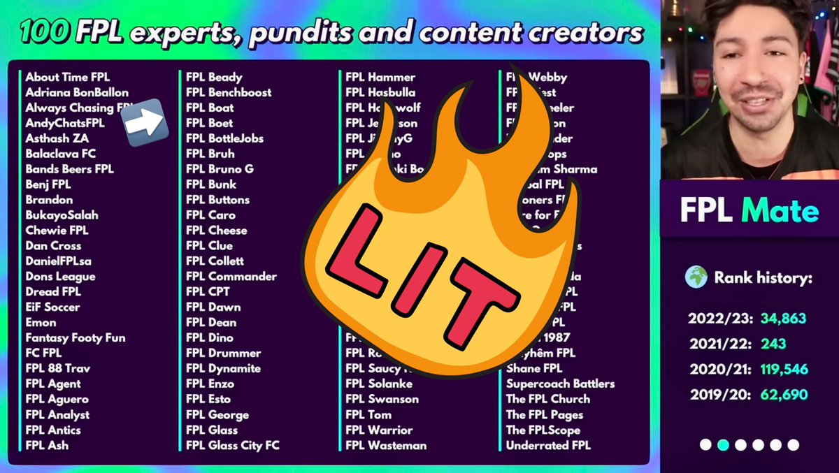 FPLboat's tweet photo. FPL 100 experts 😍😍😍😍 

Thank you @FPLMate 👊🏽 https://t.co/eZJmKEpZOz