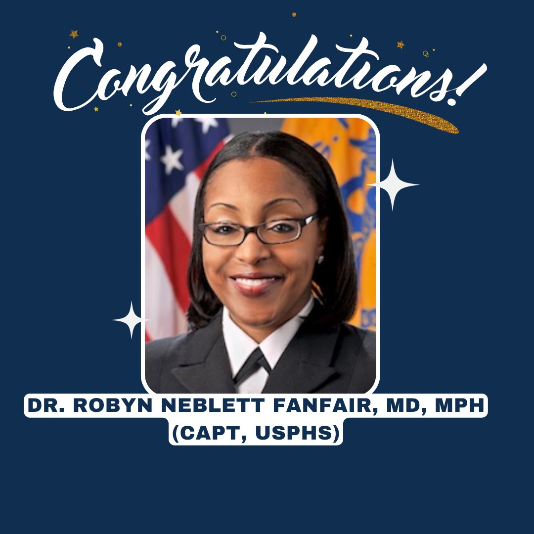 Congratulations to Dr. Robyn Neblett Fanfair, MD, MPH (CAPT, USPHS) for becoming the Director of the Division of HIV Prevention at the CDC! NASTAD wishes her the very best in this role and looks forward to witnessing all that she will accomplish! ow.ly/HeNY50QCnTu.