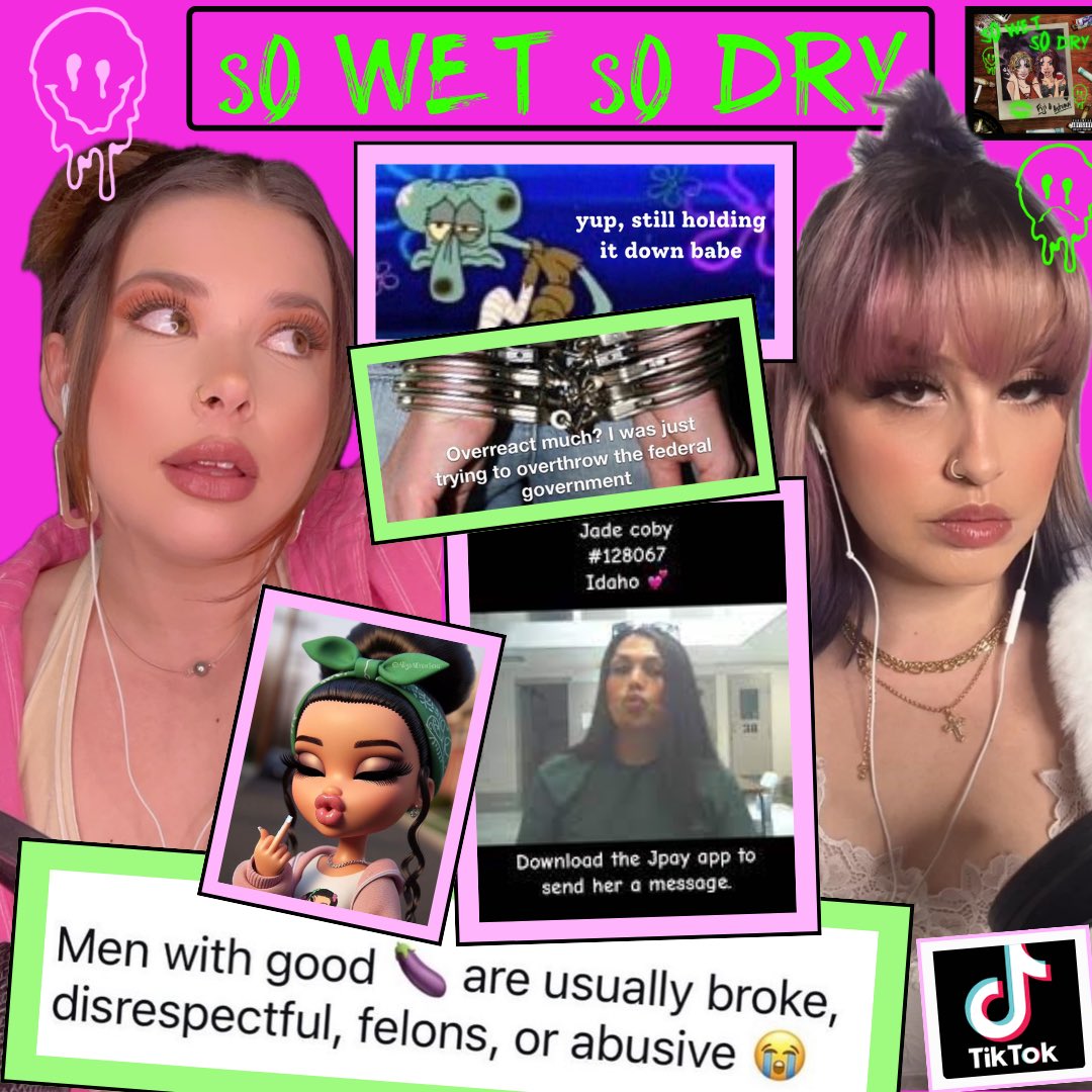 s0wets0dry's tweet photo. y’all we just dropped an episode on prison baes, prison wives, dating people with records, prison k!nks, and more👀 check it out if you’re interested here: https://t.co/DI1VJWVg4O https://t.co/uvFJwPN2A5