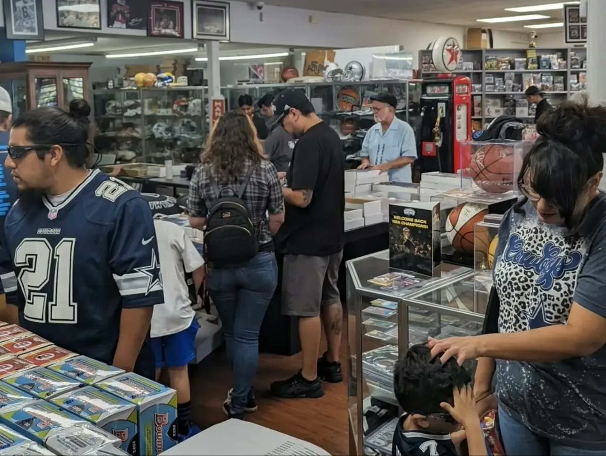 SportsCardsPlus's tweet photo. TIME for another CARD SHOW at Sports Cards Plus here in ☀️ Sunny #sanantonio! 
SATURDAY FEB 17th, 11am to 5pm!
Our DEALER TABLES are dropping GREAT HITS &amp; DEALS! HUGE COLLECTION ITEMS and GREAT SINGLES at ALL price levels! 👍

Call SCP #SanAntonio at 210-524-2337 M-Sat 11am-7pm https://t.co/ls6I9dEFct