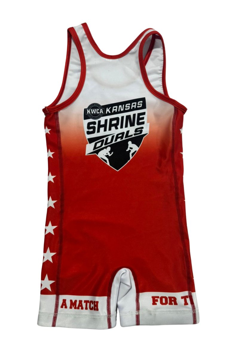 Our Kansas Shrine Duals All-Stars are going to be looking sweet in these singlets thanks to @YesAthletics ! 🔥🔥🔥Seniors be sure to get your applications submitted ASAP in order to be eligible for selection at KansasShrineDuals.com