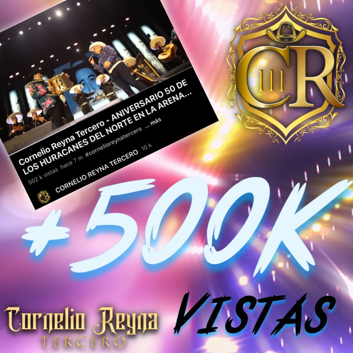 ¡GRACIAS!

Más de medio millón de reproducciones tiene el video de mi participación en el aniversario 50 de mis amigos de Los Huracanes del Norte. Fue una experiencia inolvidable.

Puedes mirarlo en el siguiente enlace.

youtu.be/mi57wrvZzRU?si…