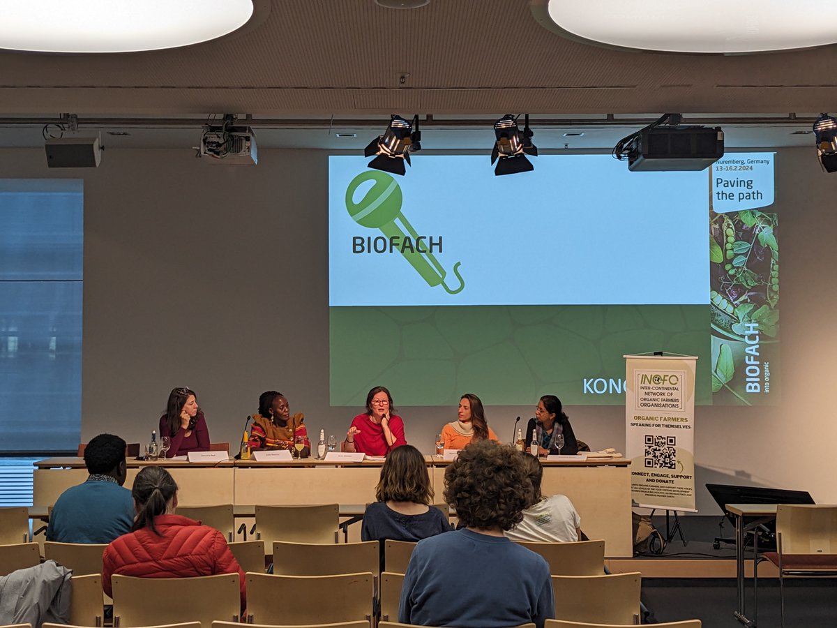 ifoamorganics's tweet photo. "We want more spaces to be involved in decision making." Karina
"We need to stop taking advantage of vulnerable groups." Aina
"If we think local and relate globally, we can address multiple challenges." Julie
"Women are lifting the whole community up." Devona
#INOFO https://t.co/5EN1CBOuPX