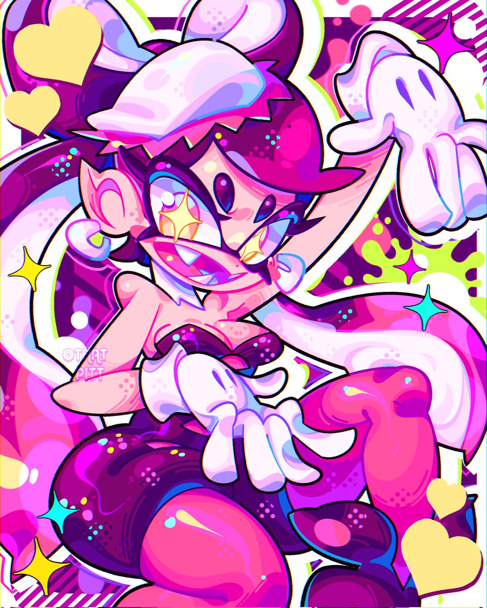 ThatPitt's tweet photo. Callie warmup 🦑
[#Splatoon] https://t.co/rW7juhdRIx