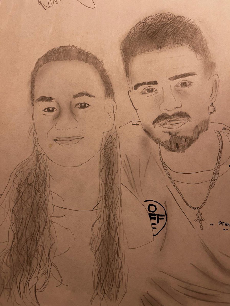 AnnaRedding10's tweet photo. @JackGrealish drew a picture of you and your sister Hollie https://t.co/bJNxfntJL9