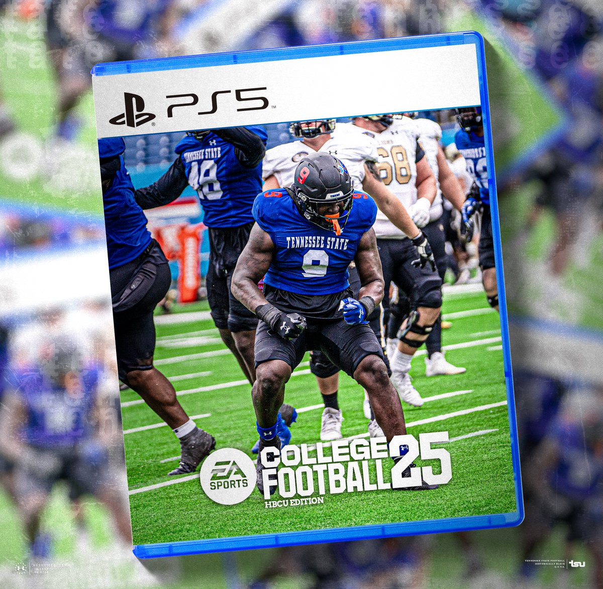 TSUTigersFB's tweet photo. 𝗪𝗵𝗼’𝘀 𝗵𝗼𝗽𝗽𝗶𝗻’ 𝗼𝗻 𝘁𝗵𝗲 𝗴𝗮𝗺𝗲❔ @EASPORTSCollege Why not the best defensive player in the nation on the cover ? 🤷🏿‍♂️ @T3RR3LL_ALL3N 

#RoarCity x #GUTS https://t.co/I4Ky9PwSyA