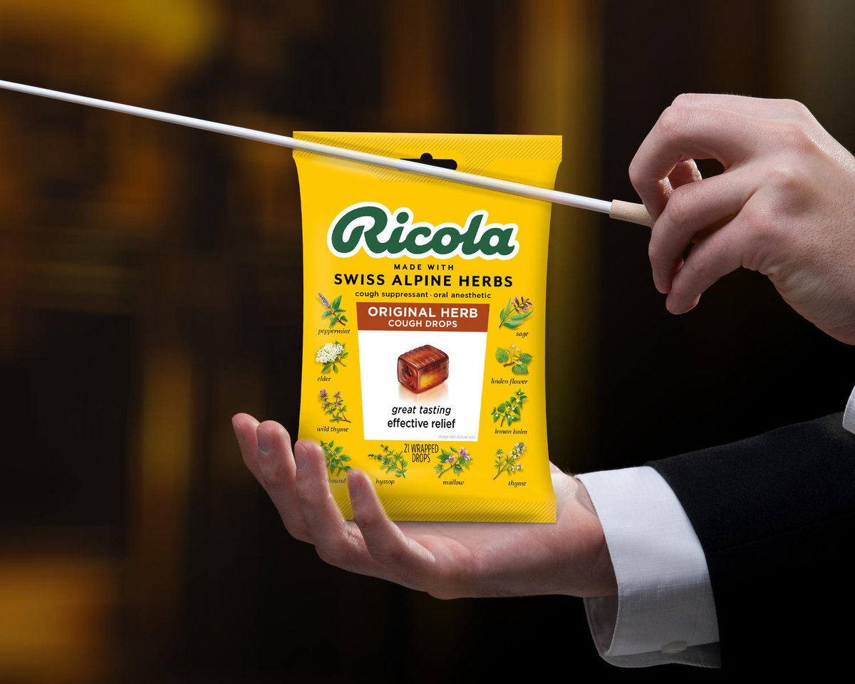 Many thanks to our sponsor, @RicolaUSA, for its generous donation of cough drops for our 2023–2024 season! Concert goers can find Ricola cough drops in designated areas throughout the Hall.