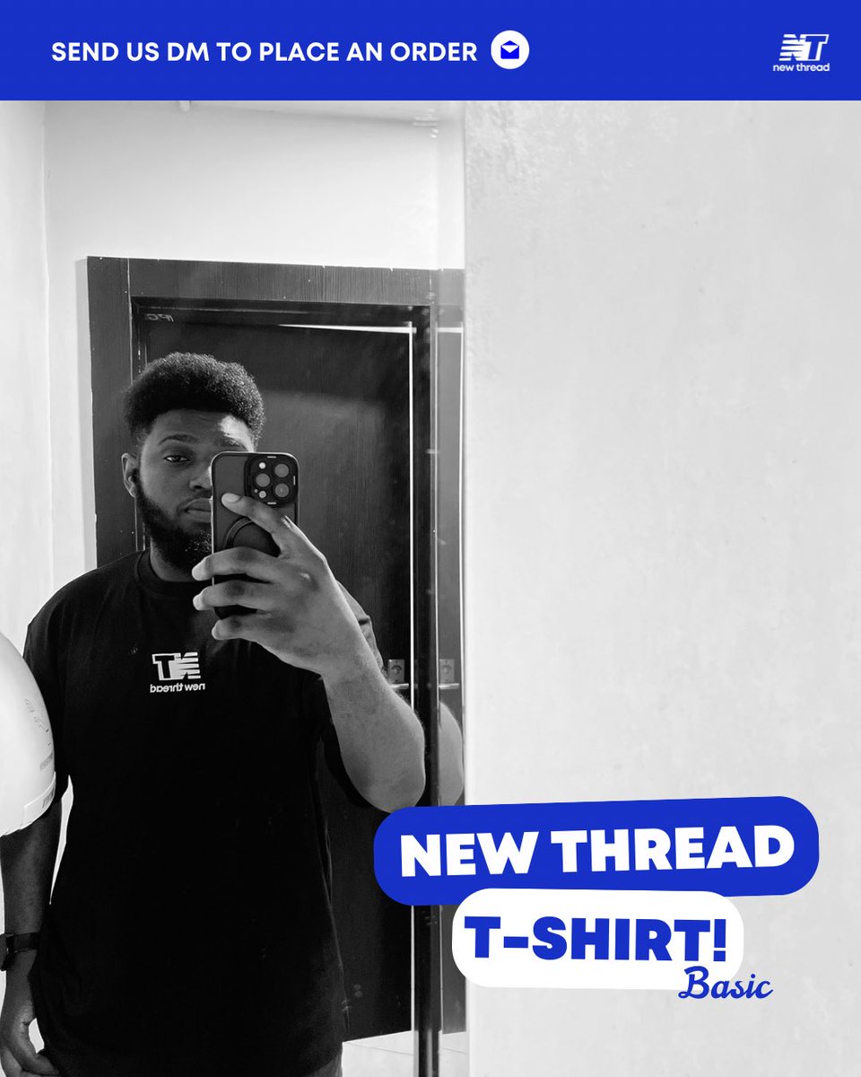 Get the New Thread Basic for your Clothing Brand, Business, and Event Purposes. 

Soft Cotton, 
100% Cotton,
Heat Friendly,
Comfortable,
Durable,
Affordable. 

You can also print on them for a better result 💯

Send us a DM to place your order now 🙂

#newthread #newthreadng