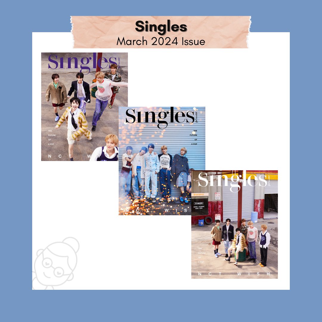 PH GO Singles March 2024 Issue [Cover: NCT Wish] 🔸 ₱520 + LSF 🧾 DOP: 50% DP + balance upon arrival 📦 Normal ETA 📩 halmeonimnl.com/products/singl… Visit halmeonimnl.com and click on K-Magazines PH GO WTS LFB