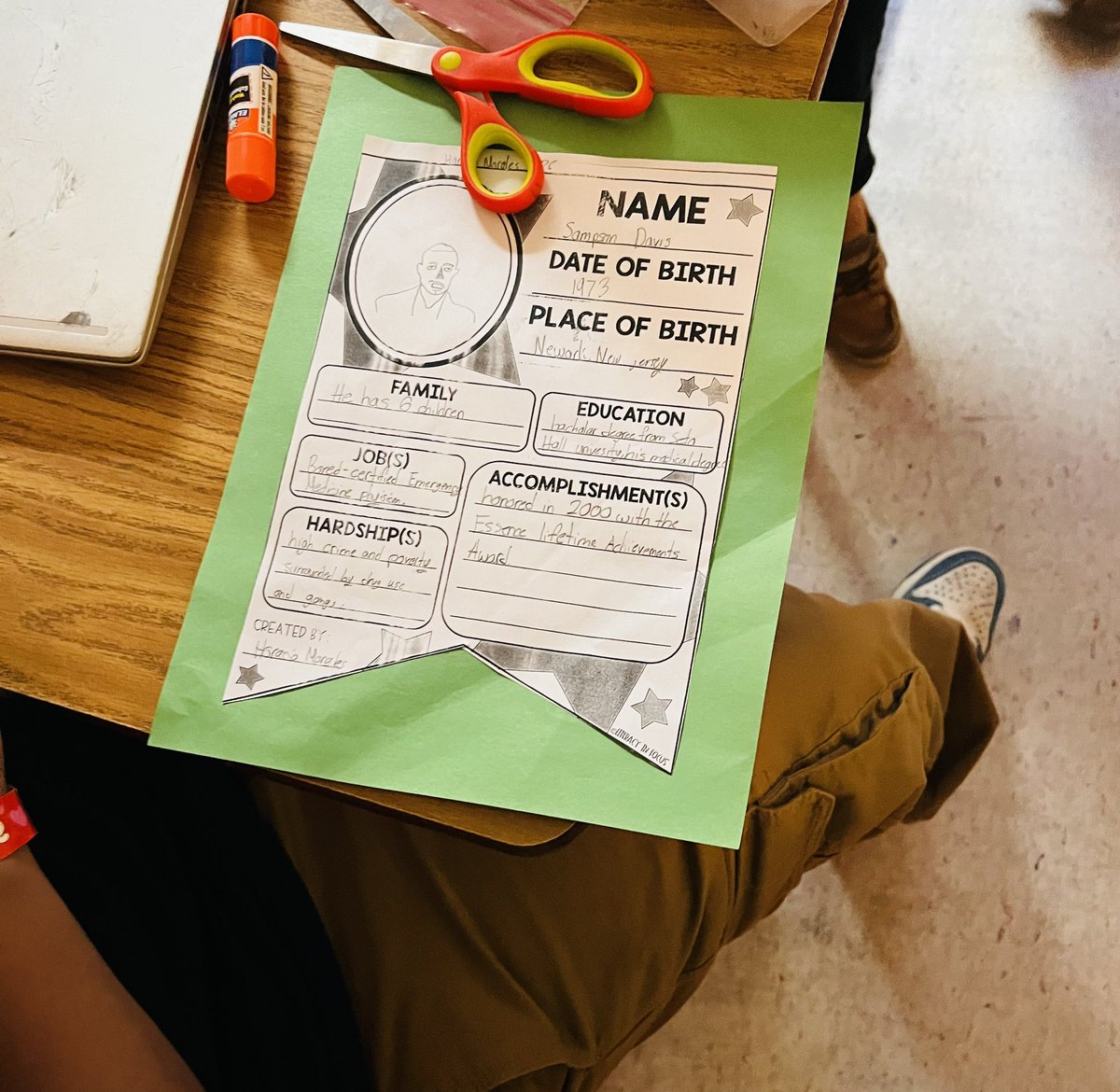 DeltaTangoTwin's tweet photo. After reading 📕📗the true story “We Beat the Street,” 🧑🏽👩🏻‍🦱 students research and create artwork for a Black History Month project. Stay tuned! @IMS_Indians @collierschools #BlackHistoryMonth #WeBeattheStreet https://t.co/W3RVDbiEM8