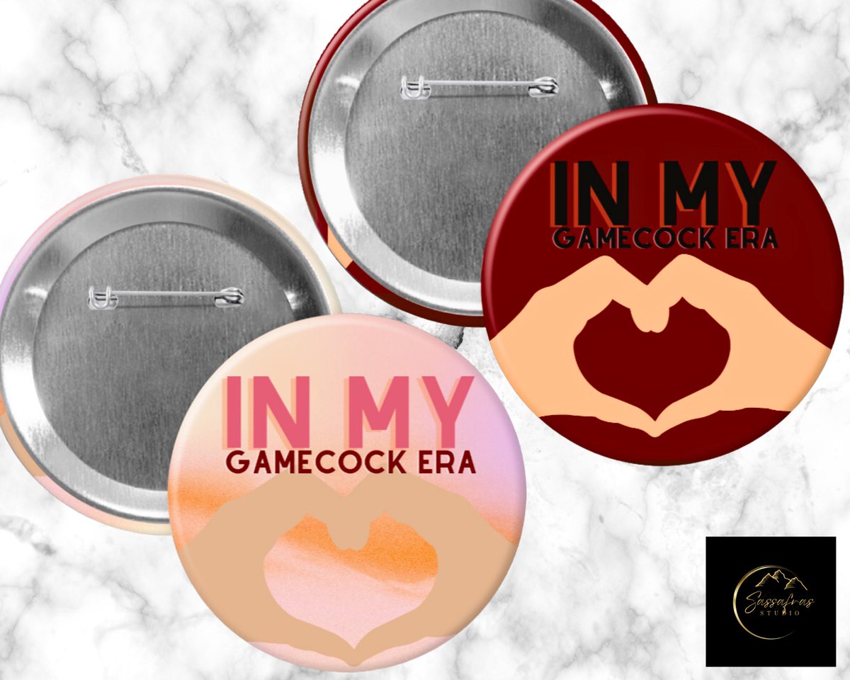 SassafrasStdo's tweet photo. Gamecock Era buttons are now available 🫶🏼💓
🔗below Etsy
https://t.co/UFRcIxDUQO
#buttons #sassafrasstudios #gamecockera https://t.co/2IA7jfzeAO