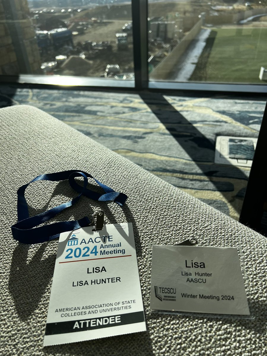 Looking forward to a great #AACTE24 conference. Many thanks to TECSCU for the invite to speak about <a href="/AASCU/">AASCU</a>
