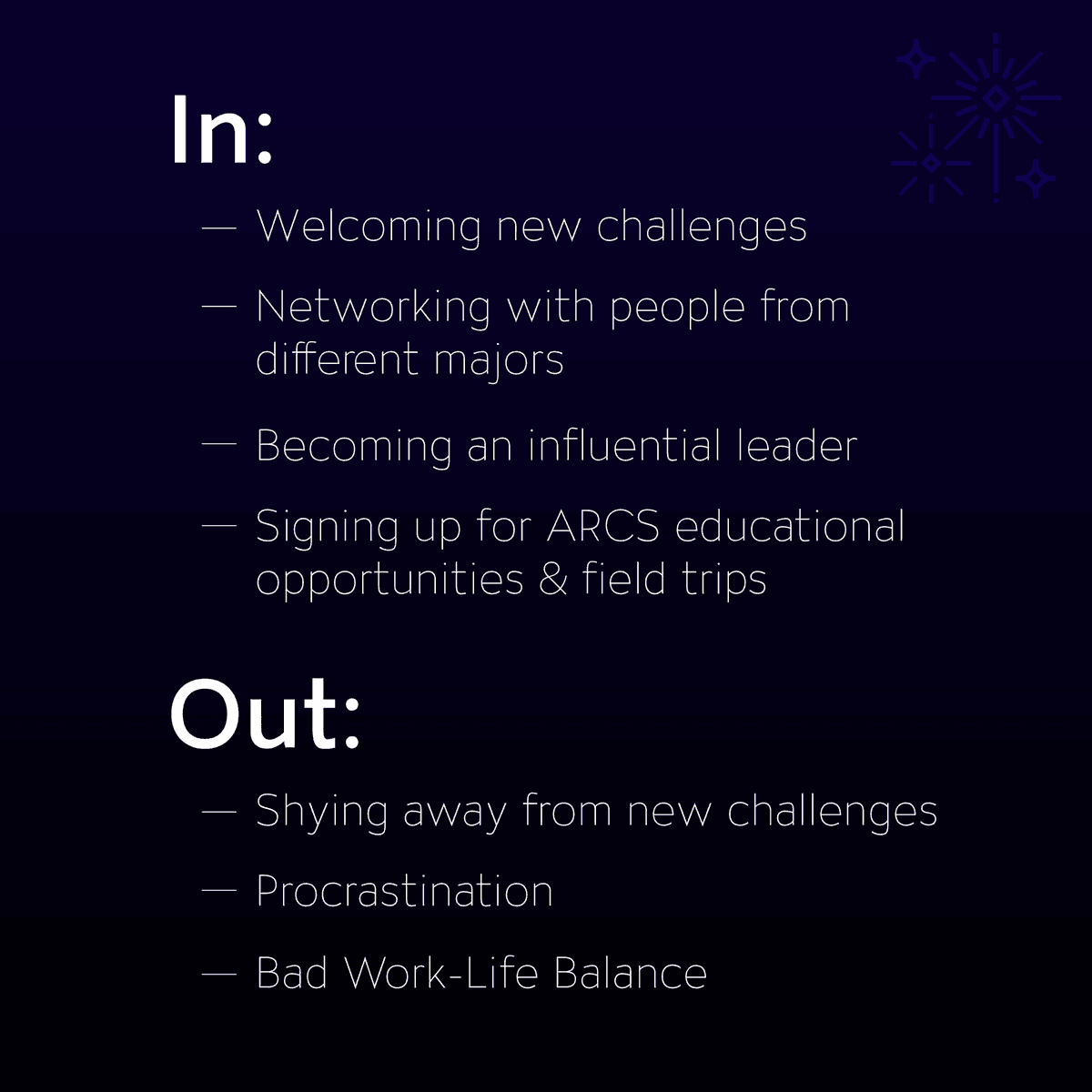 CSUN_ARCS's tweet image. ⏰Time flies, Matadors! 🌱
As you embrace the New Year, what have you decided to leave behind and what goals have you decided to work towards in 2024? 
Visit arcs.center to learn about the research projects our students will be contributing to this semester.