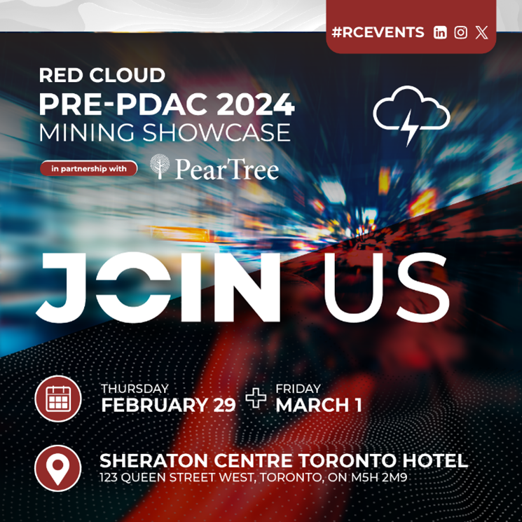 Join @EnergyFuels’ SVP Curtis Moore at @RedCloudFS' Pre-#PDAC2024 Mining Showcase on Feb 29 & Mar 1! With the price of #uranium rising we're making profitable sales & ramping up production at 3 U.S. #uranium mines, plus potentially 2 more next year.