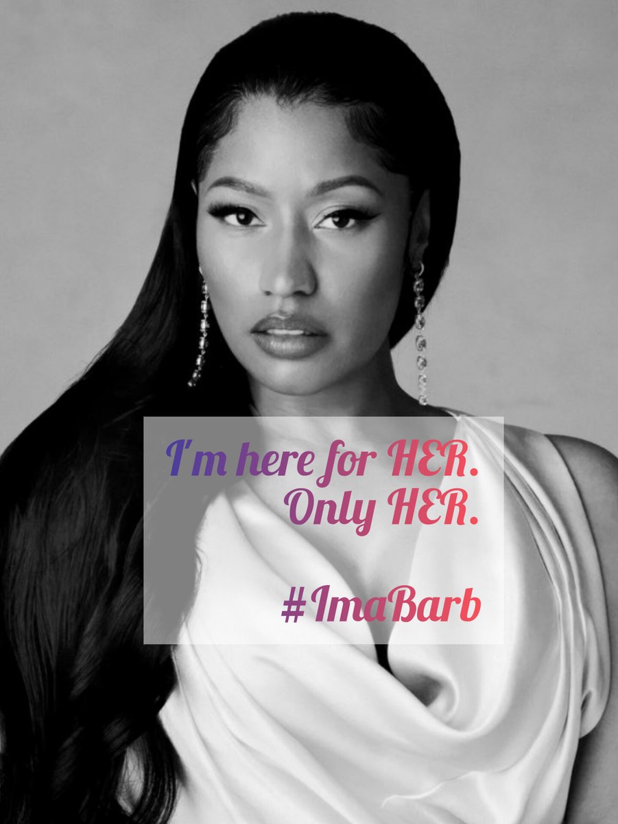 KarmenFandiego's tweet photo. .I'm only here for her!
I streame, I buy, I promote, I vote, I stan only her 
I love her music, her art, her talent, her personality, her whole being 
I simply love her. I'm a Barb
#Imabarb https://t.co/5Ak6JlzUSx