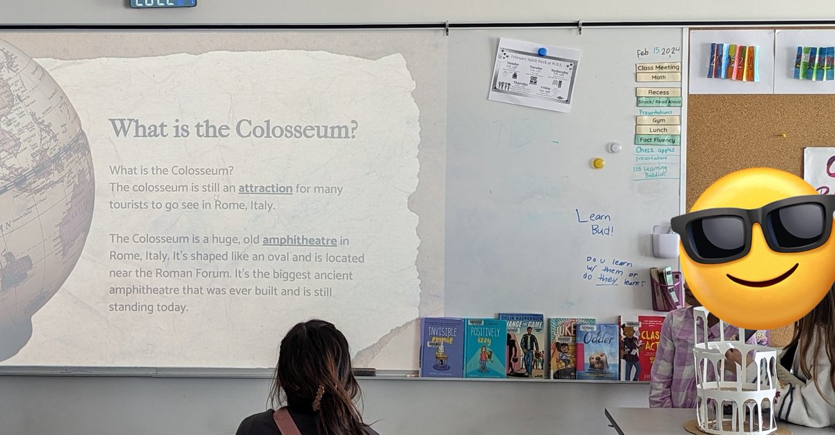 MrHennigar's tweet image. A cardboard Colosseum, 3D printer medieval crown, and a Bloxels game sharing details from a medieval war were all shared today.  #HRCEliteracy #MakerEdNS
