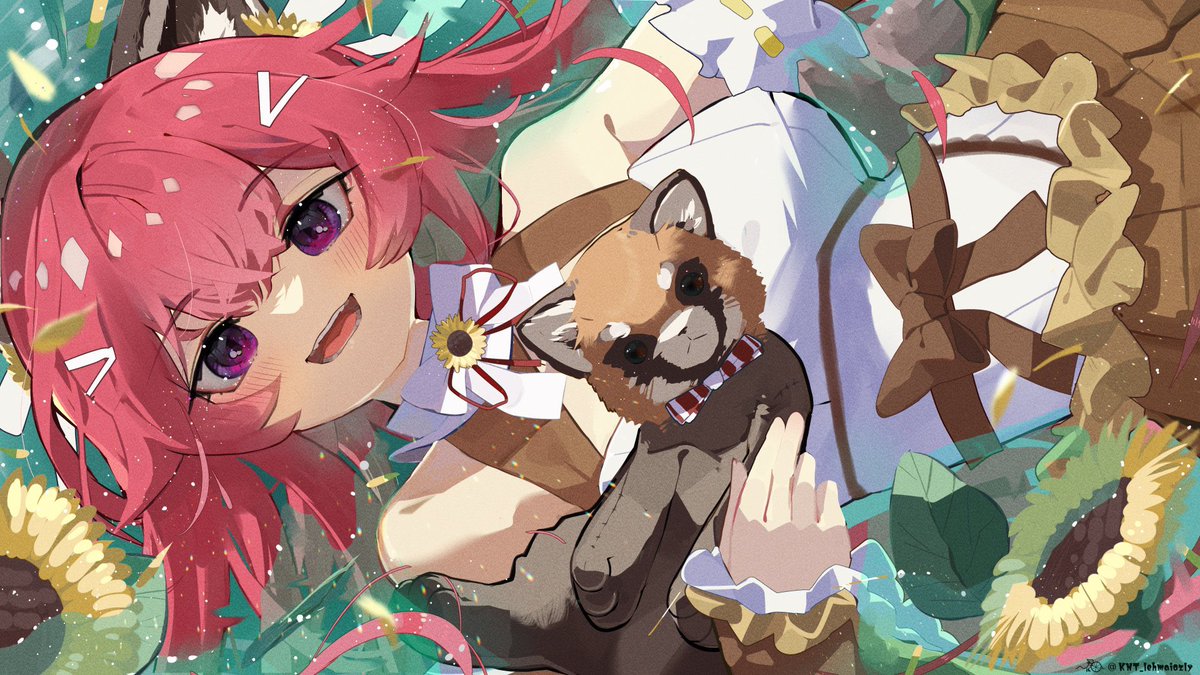 maplemaybee's tweet photo. Hey Hey, I'm Maple May! 🍁

I'm a red panda who happens to own a library. I'm always looking for new friends, would you like to share a book together?~ 📖

【#Vtuber | #ENVtubers | #VtuberDebut 】 https://t.co/7qJHHisqxf