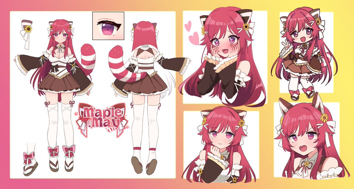 maplemaybee's tweet photo. Hey Hey, I'm Maple May! 🍁

I'm a red panda who happens to own a library. I'm always looking for new friends, would you like to share a book together?~ 📖

【#Vtuber | #ENVtubers | #VtuberDebut 】 https://t.co/7qJHHisqxf