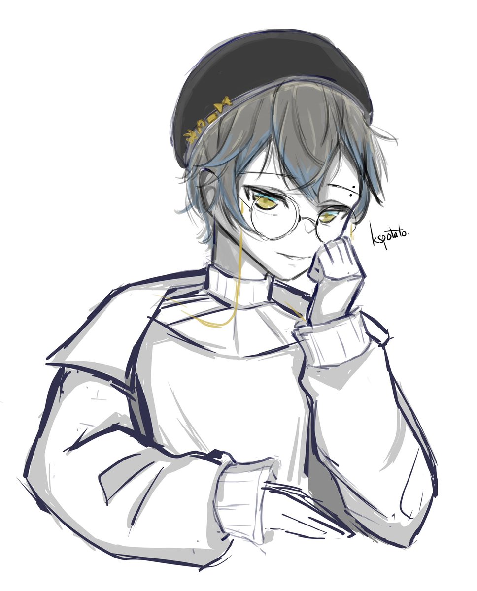 kspotato_06's tweet photo. I was on an airplane and I got bored :> So I pulled out my laptop to draw 💙

#Ikenography https://t.co/jvo4ZJ34oG