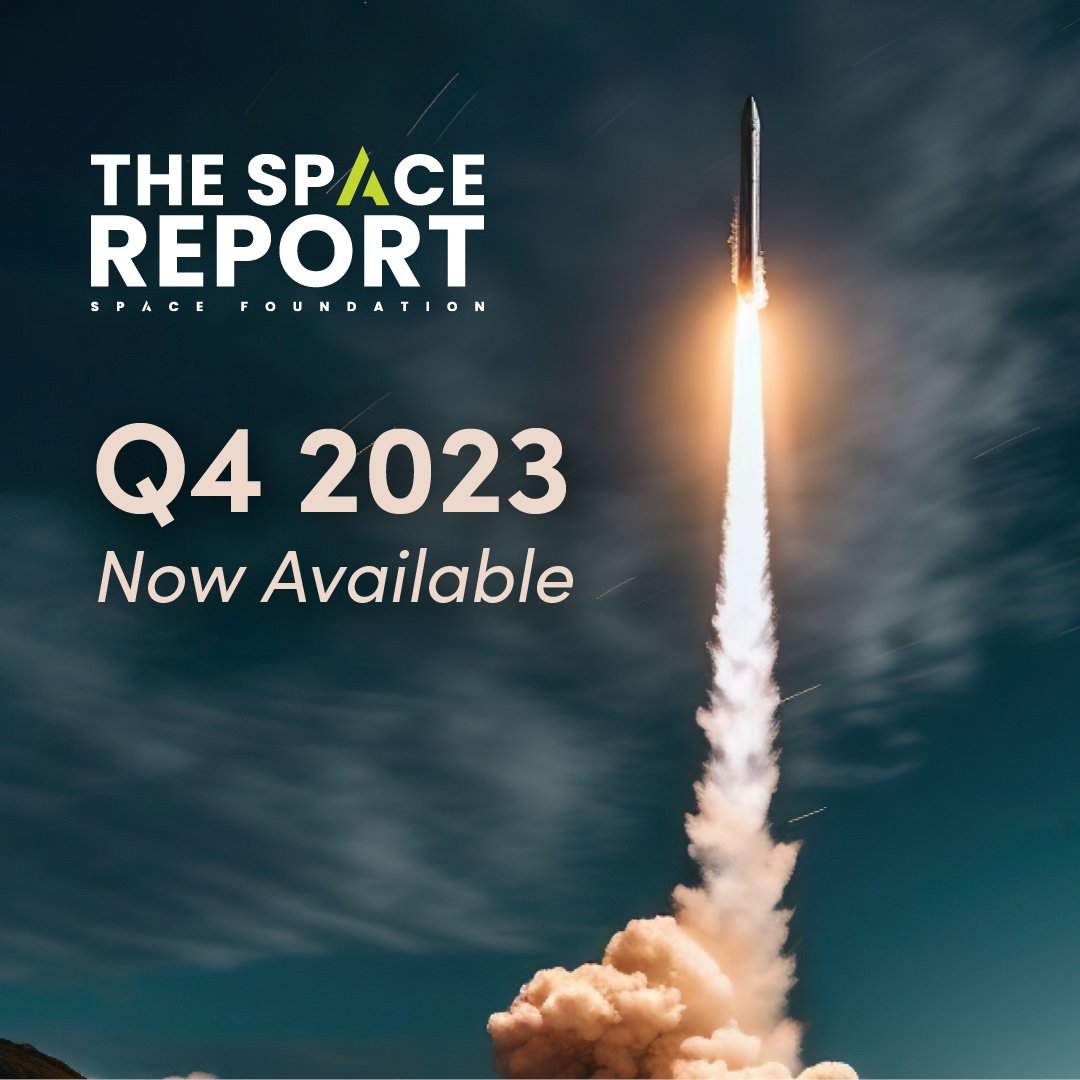 SpaceFoundation's tweet image. 2023 was the busiest year ever for space, and we've got it all covered in Q4 of The Space Report. Stay tuned as we reveal more insights from Q4, including global #launch and #payload activity.