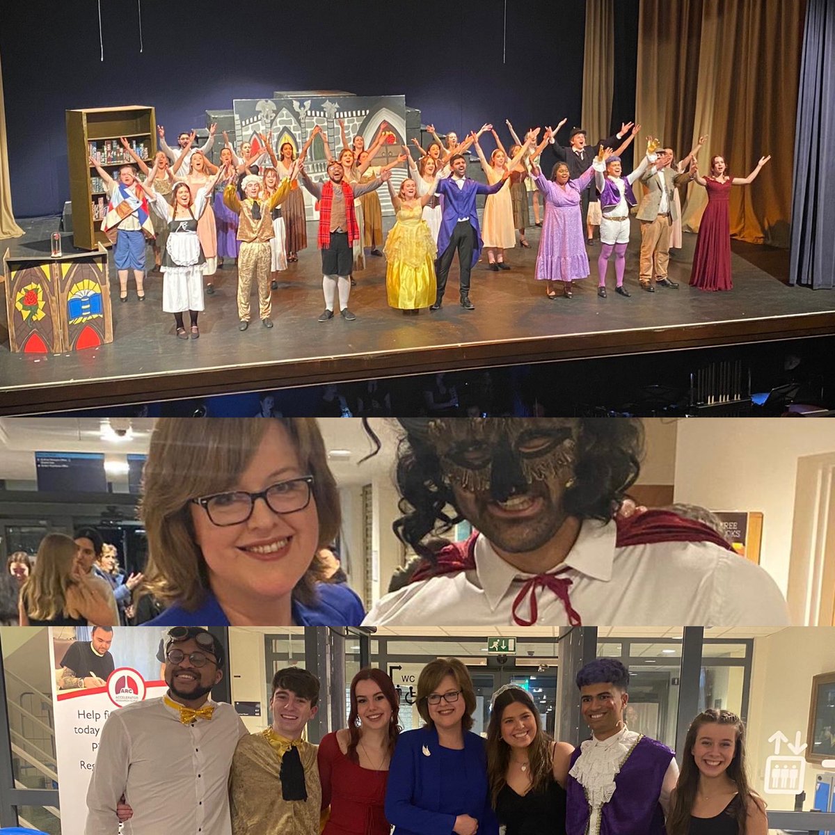 Excited to be allowed some selfie indulgence with some of the fabulous stars at tonights’s superb ⁦⁦<a href="/LivUniMedicine/">UoL School of Medicine</a>⁩ ⁦<a href="/ArtefactsLiv/">Artefacts</a>⁩ performance of Beauty &amp; the Beast! Champagne popping spectacular!