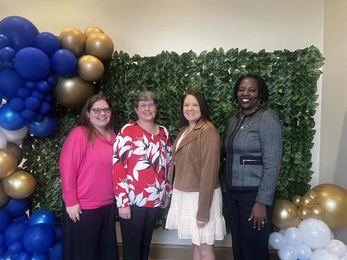 Ms. Jessica Clark (3rd from left) is a truly innovative educator who challenges our math students to think every day. Ms. Michelle Payne (second from left) is one of the hardest working and most dedicated members of our staff.