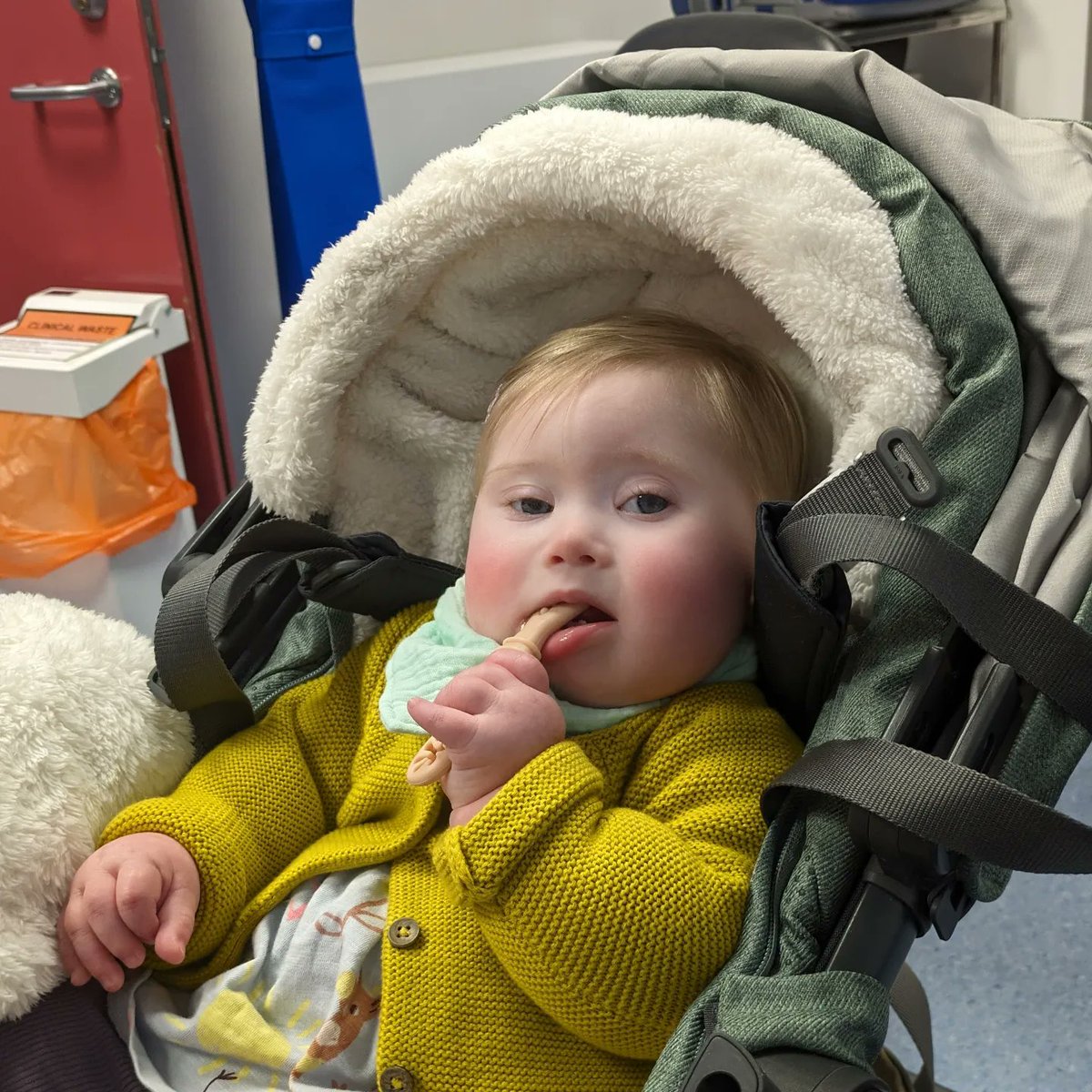 Today was a great day, we got the all clear from the cardiologist for another 12 months. Keep being amazing Meabh <a href="/PositiveaboutDS/">Down Syndrome UK | Positive About Down Syndrome</a> .