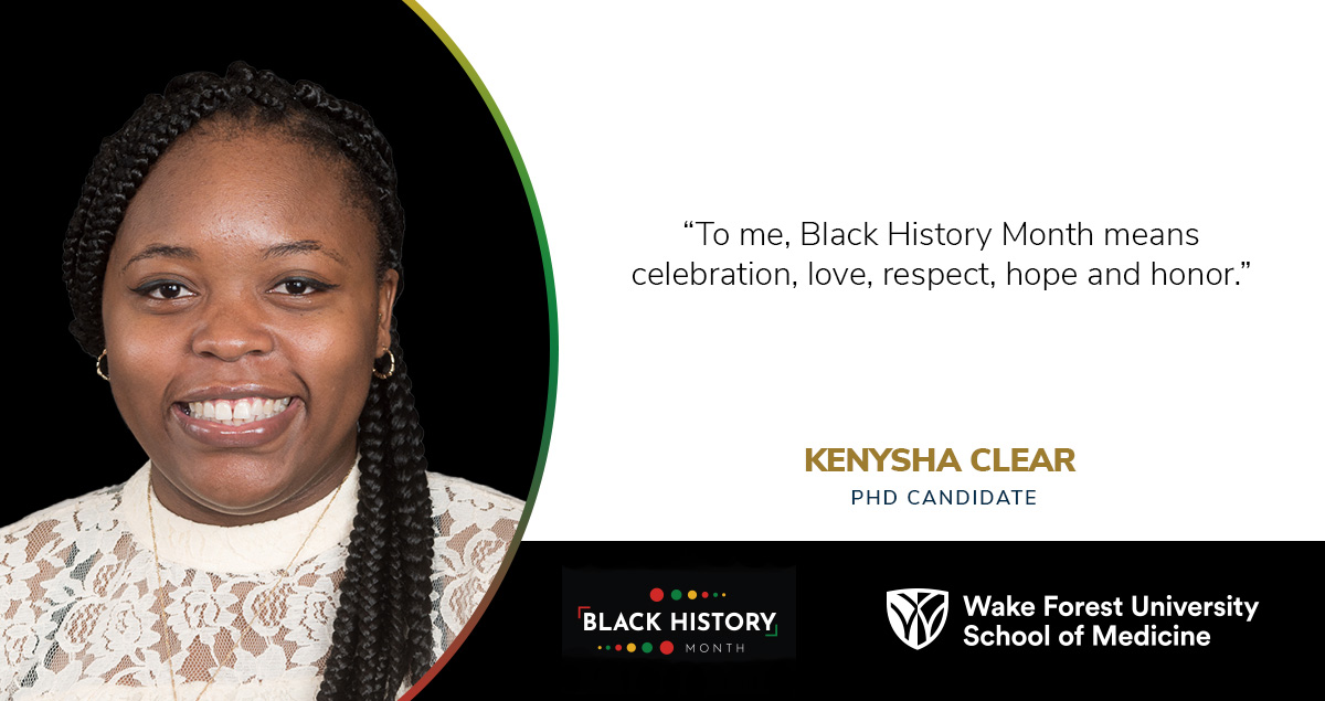As we honor #BlackHistoryMonth, meet Kenysha Clear, PhD Candidate from Providence, RI. She is proud to have an abstract accepted to present her thesis work during the national @sitcancer conference.