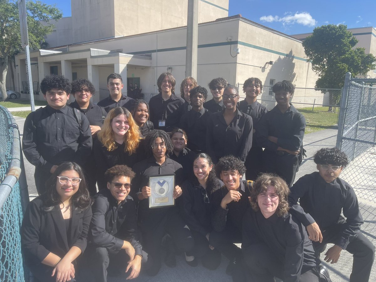 Continuing the greatness here at MCA. Come be apart of a Superior Rated music program. Congrats to our Jazz Band for earning Straight Superiors. @abroomsville @MrCainBroward @McArthurChorus @mca_band @Mr_P_MCA