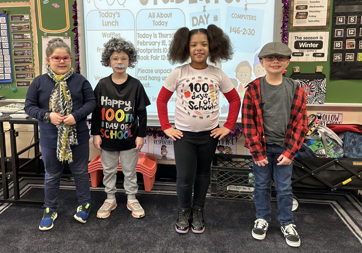 We made it to the 1️⃣0️⃣0️⃣th day! 👵👴 <a href="/Millerprin/">Kimberley Giles</a> <a href="/millerptaob/">millerptaob</a> <a href="/OldBridgeTPS/">The Bridge</a>