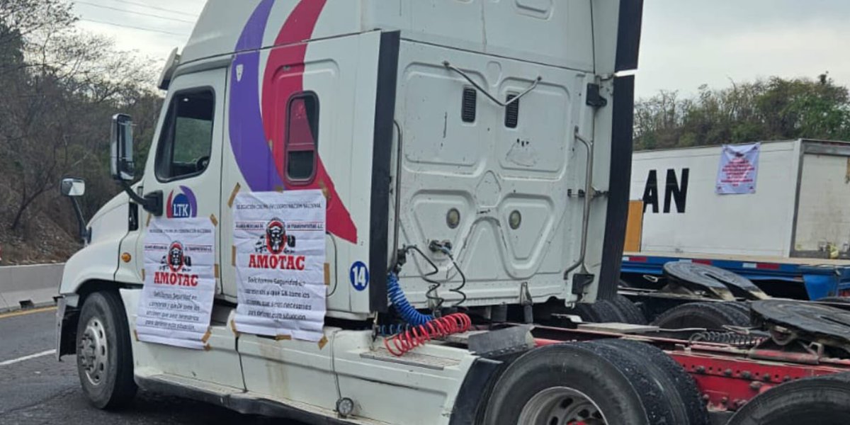 Estamos de acuerdo con las exigencias que plantea la <a href="/amotacac/">AMOTAC</a>, es necesario mejorar las estrategias de seguridad, que <a href="/GN_MEXICO_/">Guardia Nacional</a>  asuma su responsabilidad en las carreteras, se incremente la vigilancia y presencia de los elementos federales,