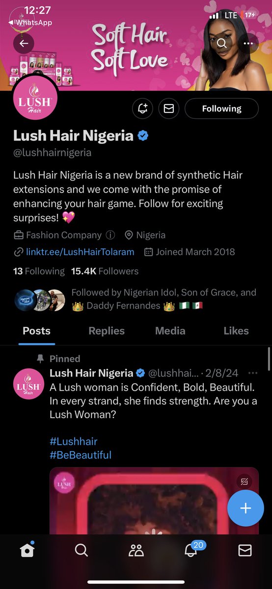 Official_Omojay's tweet photo. @Kingkuti_ @lushhairnigeria 2001764633
Kuda
John Ejieke https://t.co/TS2n60B40U