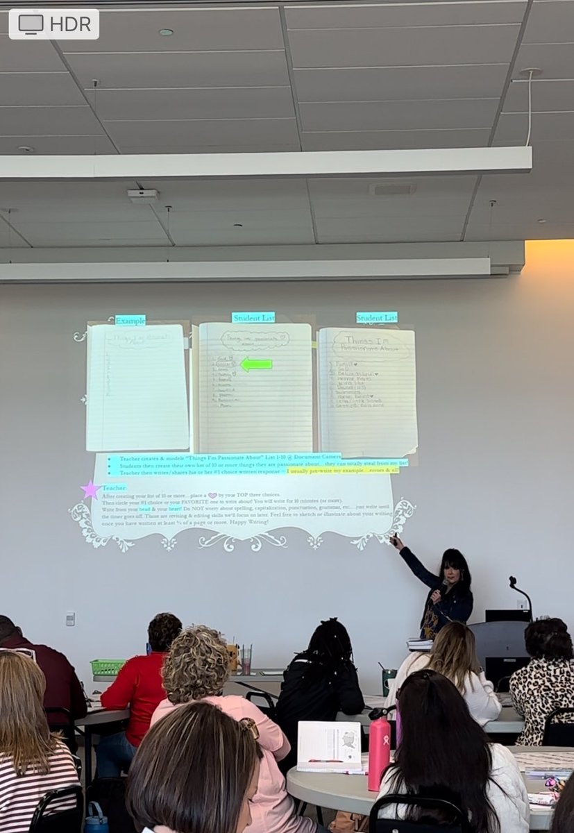 I’m so proud of you <a href="/GutzSusie/">Txgrl</a>!  You did a wonderful job presenting your Wonder Journals at the Reading Elective Institute. It’s a great way to take the fear away for students and instill a love of writing. #KatyISDELA