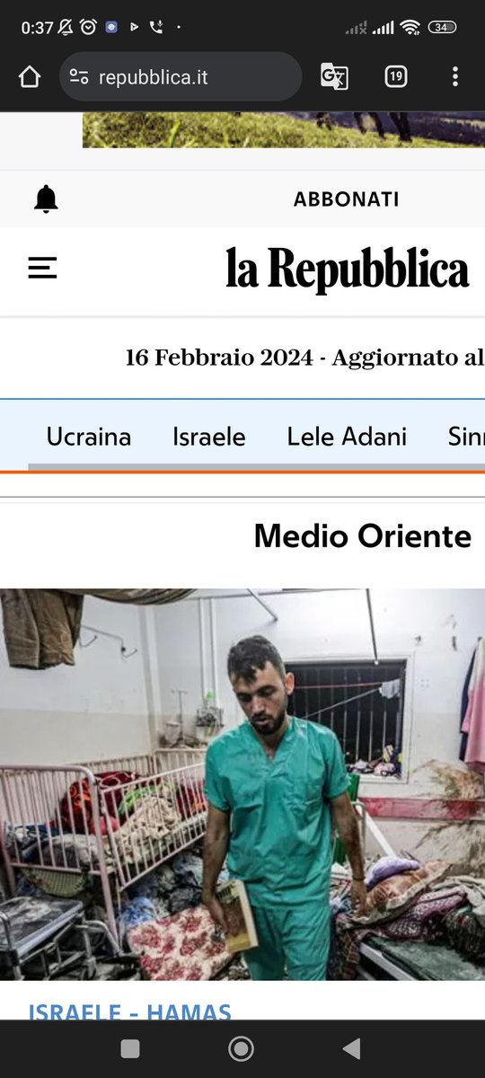 L'agenda setting di <a href="/repubblica/">Repubblica</a> #Ucraina #Israele #leleadani, davvero non c'è fondo più fondo da scavare
