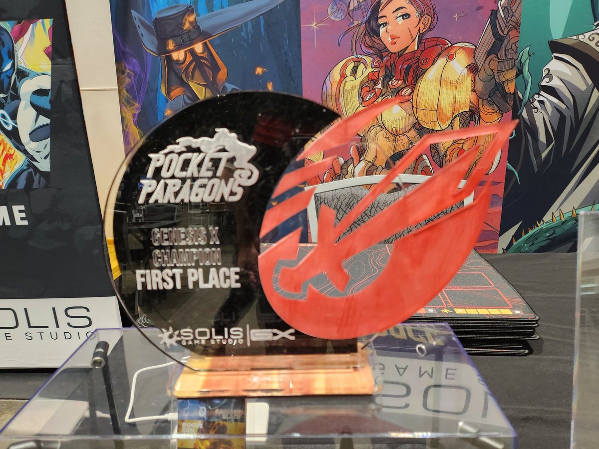 solis_studio's tweet image. We will also have a large official tournament Saturday and Sunday night. Entry fee is $10. Top 4 get cash prizes which include a $250 pot bonus! You will also win this sweet Genesis X trophy!