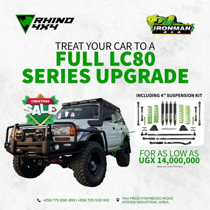 Treat your Car to Full LC80 SERIES Upgrade #Rhino4*4 , #IronMan Bull bars, #Suspensión kit.
