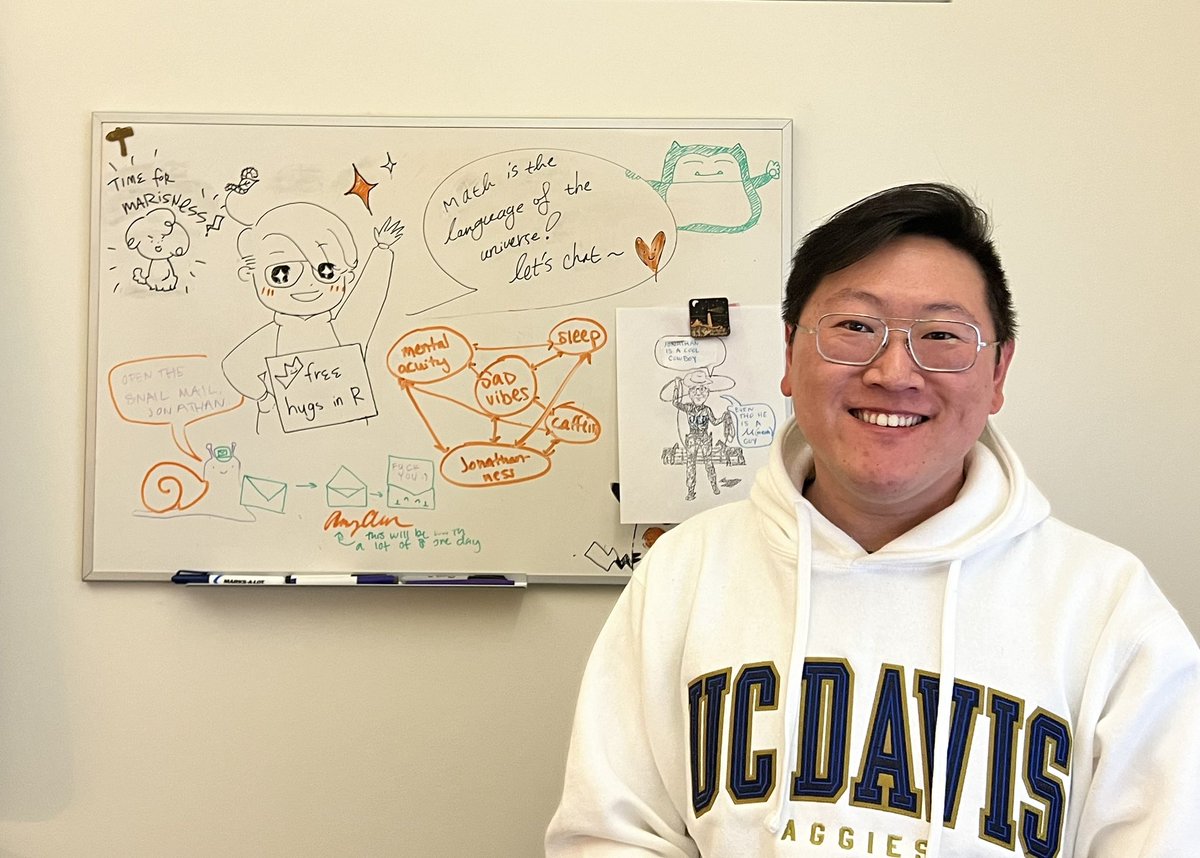 Jonathan J. Park, PhD (@jay_park93) on Twitter photo Two tweets in two days. Wild.
I am excited and honored to announce that I’ve accepted a tenure-track position at <a href="/UCDavisPsych/">UC Davis Psychology</a> in the Quantitative Psychology area beginning in July.
Couldn’t stage a formal photo op since I have to review some simulation results. Two tweets in two days. Wild.
I am excited and honored to announce that I’ve accepted a tenure-track position at <a href="/UCDavisPsych/">UC Davis Psychology</a> in the Quantitative Psychology area beginning in July.
Couldn’t stage a formal photo op since I have to review some simulation results.