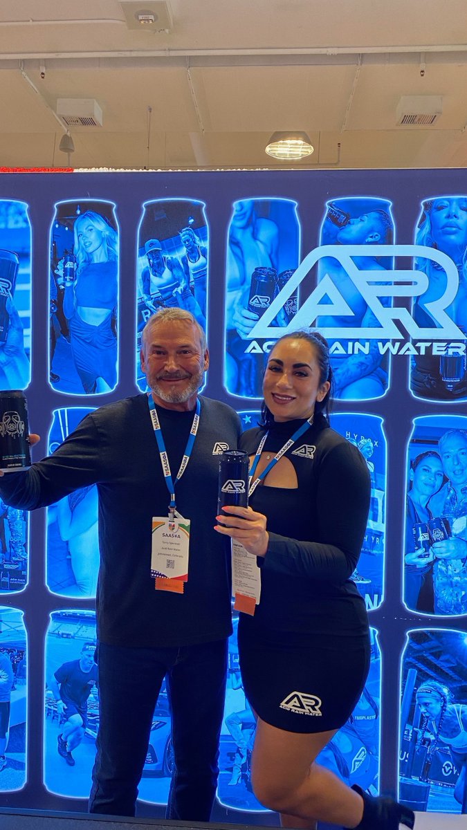 acidrainwaterHQ's tweet photo. #FuelYourFun without the alcohol! We lived it up at the @SAASOA trade show in #Atlanta, and walked away with about 100 hot new leads. 🎉 https://t.co/exFuidxqeA