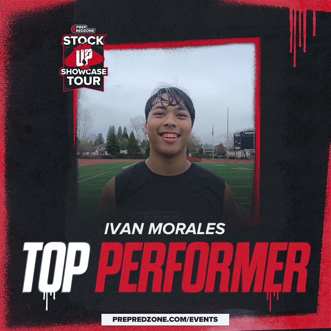 Jack McArthur (@jackmcarthur32) on Twitter photo Ivan Morales was another top performer from the #PRZStockUpOR showcase. Morales is a 6’1” 225- pound 2025 LB from Tigard HS. Morales is explosive and has great footwork.
<a href="/IvanMoraxles/">Ivan Morales</a> <a href="/PrepRedzoneOR/">Prep Redzone Oregon</a> <a href="/PrepRedzone/">Prep Redzone 🏈</a> Ivan Morales was another top performer from the #PRZStockUpOR showcase. Morales is a 6’1” 225- pound 2025 LB from Tigard HS. Morales is explosive and has great footwork.
<a href="/IvanMoraxles/">Ivan Morales</a> <a href="/PrepRedzoneOR/">Prep Redzone Oregon</a> <a href="/PrepRedzone/">Prep Redzone 🏈</a>