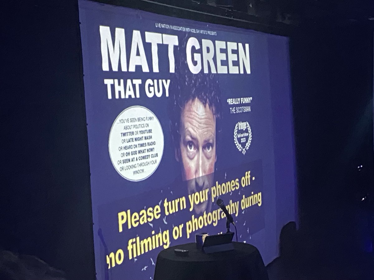 Great gig by ⁦@mattgreencomedy⁩ this evening at the Forge Comedy Club in #Brighton. Thanks for a fun evening! (Le Creuset woman!)
