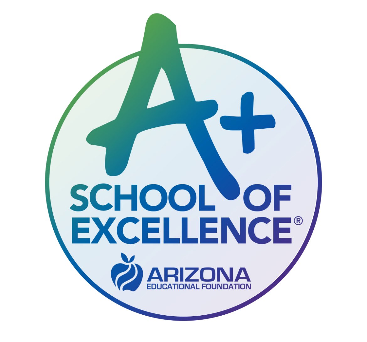 Today Towne Meadows has been honored for a second time as an A+ School of Excellence Award Winner by the Arizona Educational Foundation!  We are honored to be recognized for having fantastic students, staff, and parents!