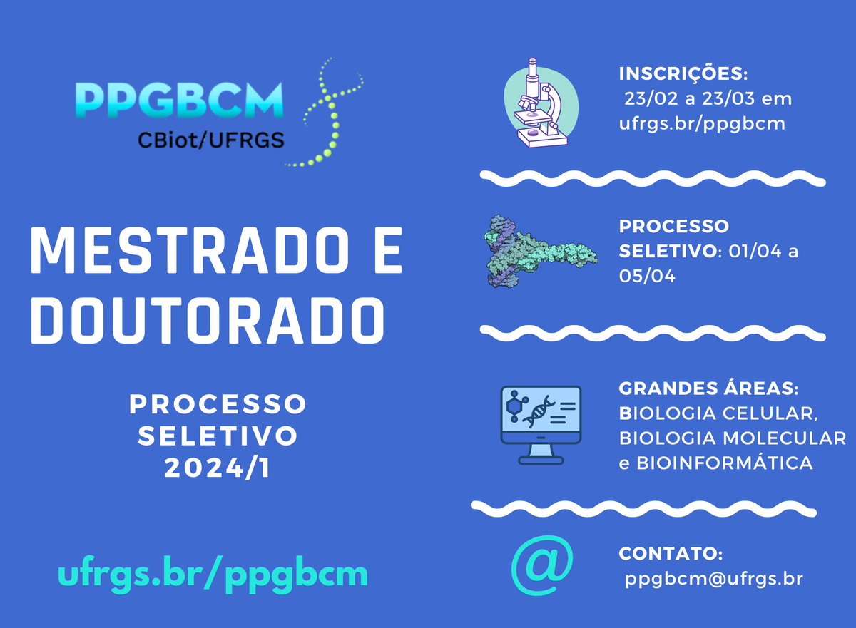 PPGBCM-UFRGS tweet media