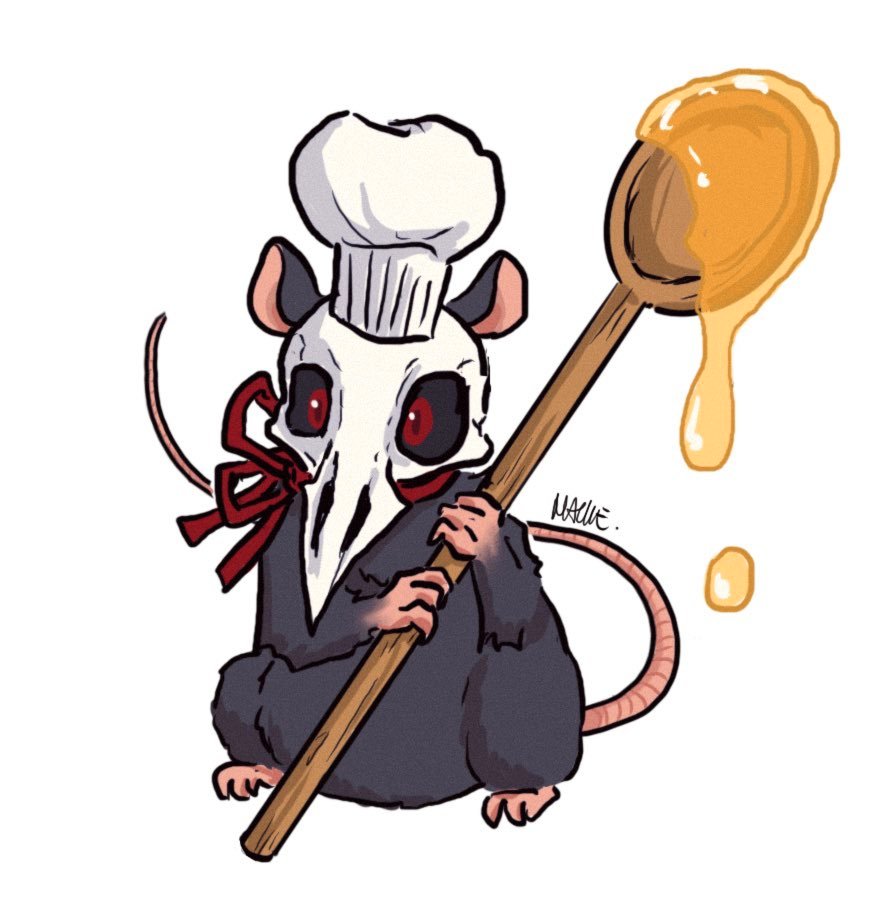 MaryneeLahaye's tweet photo. also Pâté was part of this illustration but didn't make the final cut. but here he is in his ratatouille era https://t.co/oRHO8FW6v9
