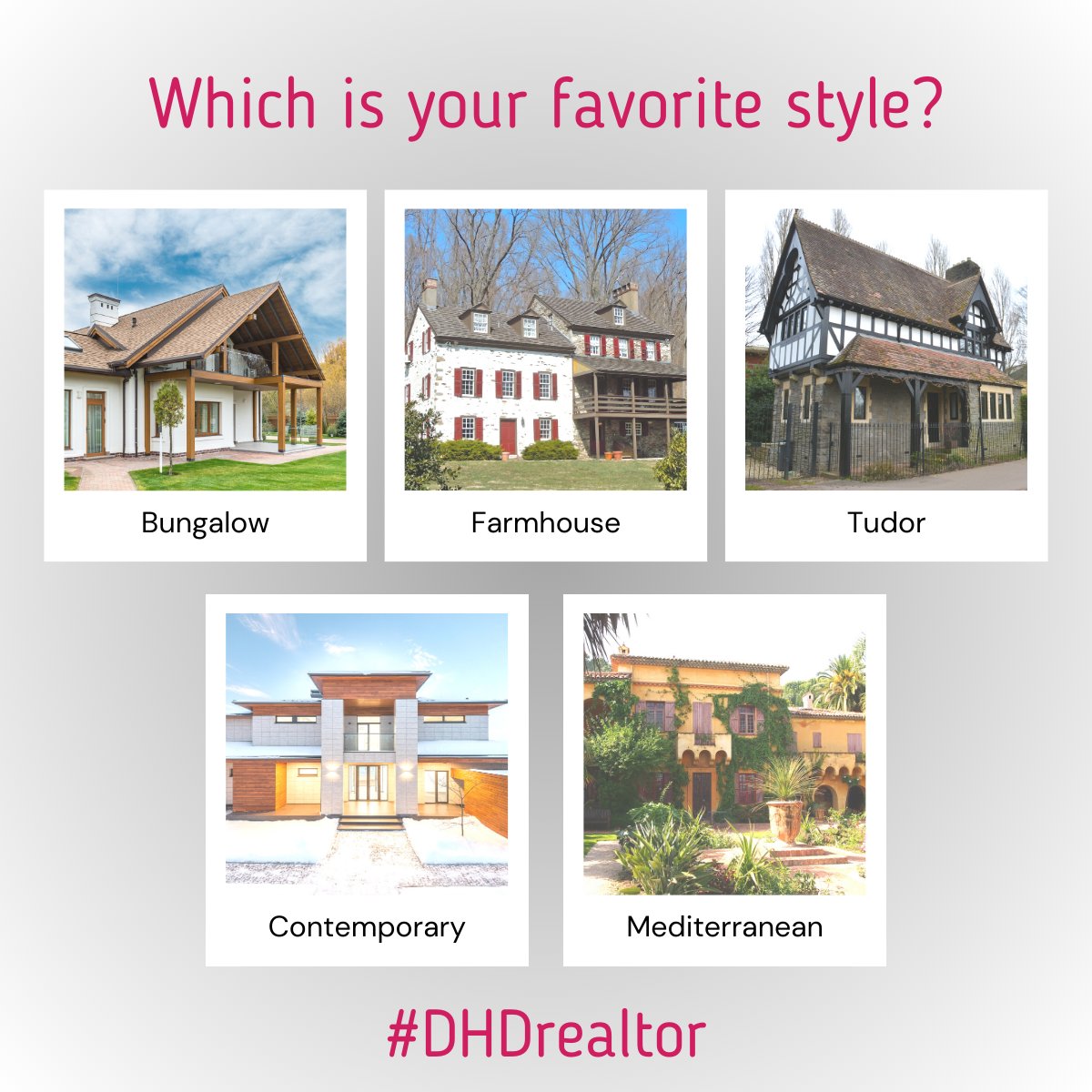 🏘️What's your favorite style of home❓🤩
#thisorthat #whichdoyouprefer #homestyle #sellingthedream #homesweethome #homeiswheretheheartis #realtor #DHDrealtor #realestate #eXprealty #DHDhomes #eXprealtyproud