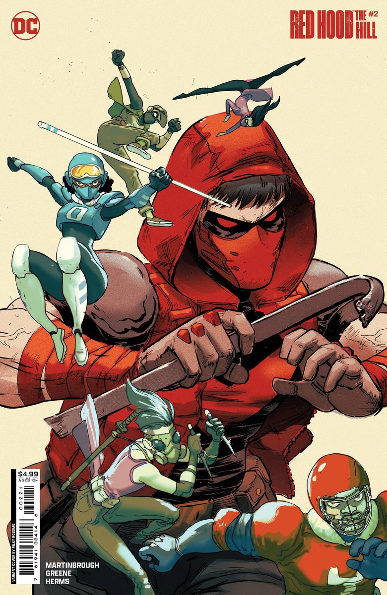 I SO LOVE this 'Red Hood: The Hill' #2 cover featuring the Red Hood and The Watch by @rileyrossmo1. The story continues from @DCOfficial... @Batman #redhood