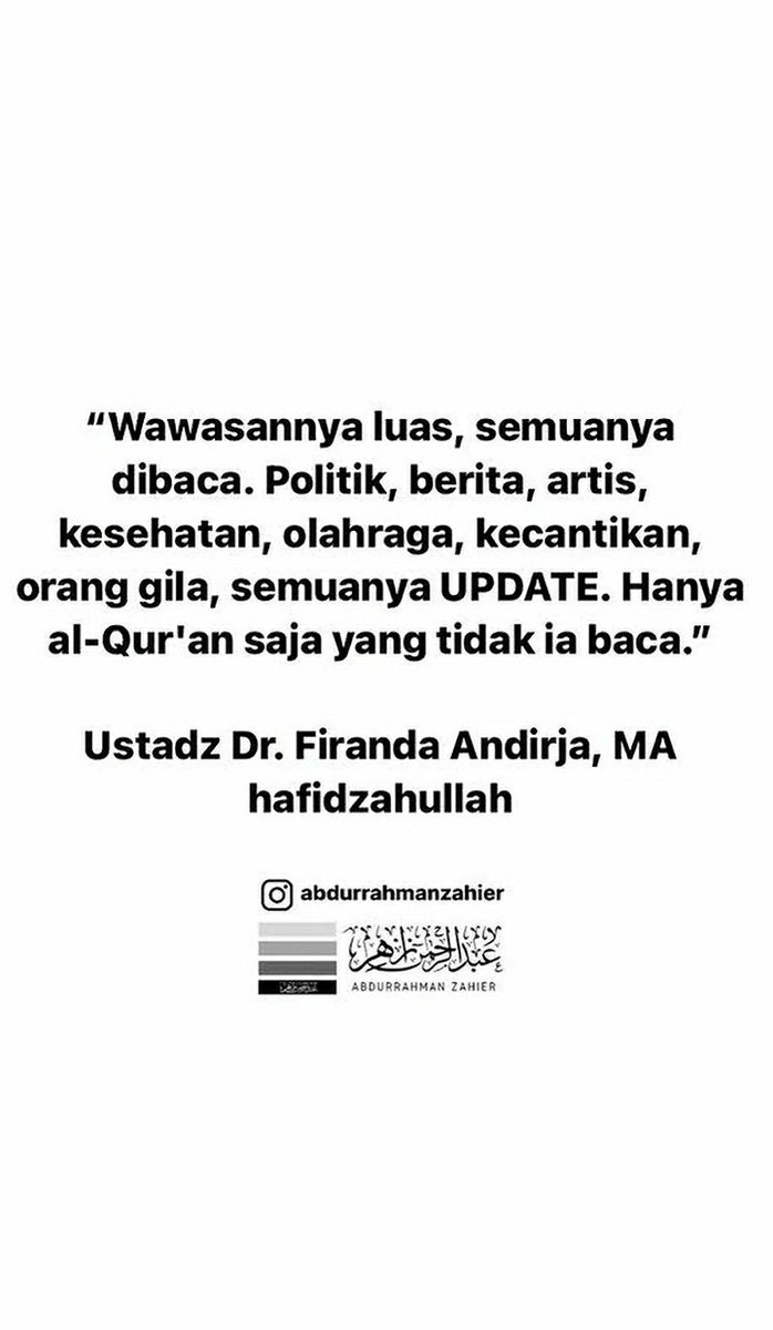 Satu-satunya bacaan yang paling menenangkan: Al-Qur'an.