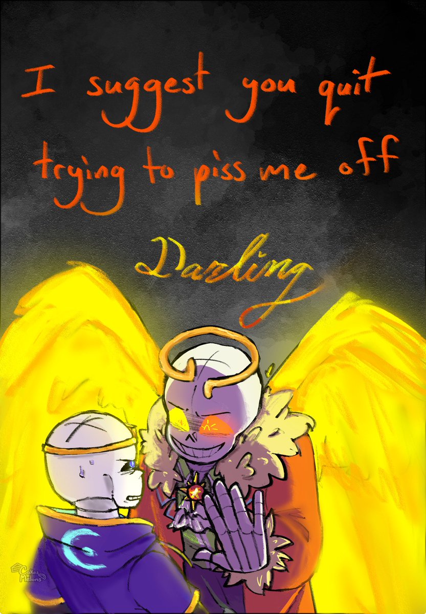 CakesMelons's tweet photo. I don't know where to find canon facts bout these two but I do love them 💔 

I'm kinda assuming (just from some art I've seen) swad also calls swan darling??? https://t.co/rBSyRjWxJq